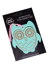 Закладка для книг Счастливая сова (желтая)