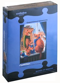 Деревянный пазл «ТриКОТАж», Collaba puzzle
