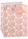 Пакет А5 23*18*10 "Shining hearts" жен., бум.мат.ламинат 