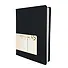 Ежедневник дат. 2026г. А5 176л "MAPLE" черный, 7Б, иск.кожа, обл.поролон, тв.переплет, тонир.блок, скругл.углы, ляссе, инд.уп - 2