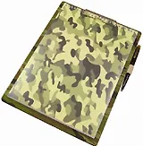 Планшет с зажимом А4 Lezar с ручкой и блокнотом, кожзам