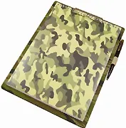 Планшет с зажимом А4 Lezar с ручкой и блокнотом, кожзам