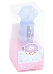 Точилка 1отв. "Paw" ассорти, ПВХ-уп.