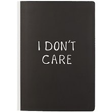 Блокнот I don't care