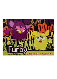 Альбом для рисования «Furby» Academy Style А4, 20 листов, скрепка, в ассортименте