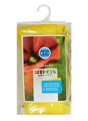 Шерсть для валяния РТО 2 (желтая) (WF50/02) (Create for Fun)