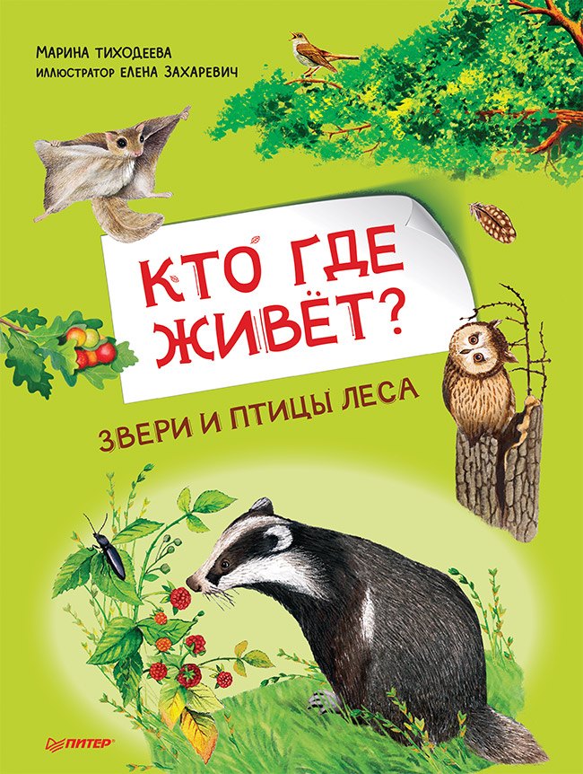 

Кто где живёт Звери и птицы леса