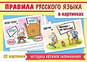 Учимся и играем. Правила русского языка в картинках (32 карточки)