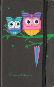 Записная книжка «Совы. Owls» А6, 96 листов, SD, в ассортименте