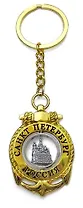 Сувенир, АКМ, Брелок-якорь-тросик "Храм "Спас-на-Крови", цвет золото