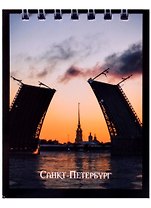 Блокнот А7, 60 листов в клетку, СПб "Мосты", на спирали