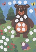 Раскраска для больших маркеров. Для самых маленьких - 2