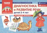 Диагностика и развитие речи детей 2–4 лет. Наглядный материал (52 листов А4+210 карточек)