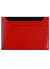 Чехол для карточек 2 отделения горизонтальный(PU)(10х7)