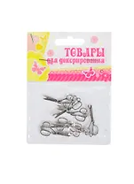 Набор бусин для декор. Ножнички (830684) (13гр.) (1шт/3х1,2см) (упаковка)