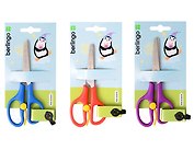Ножницы 130мм детские, автооткрывание, ассорти, Berlingo
