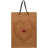 Пакет А4 "Сердца" крафт, женск. - 1