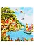 Набор д/творчества Рыжий кот Холст с красками 20х20см по номерам в кор.(14цв.) Морской пейзаж ХК-3659 - 0