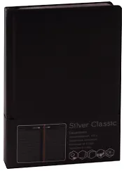 Ежедневник недатированный А5 152 листов "Silver Classic" черный