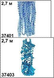 Бусы "Кометы" (37403) (2,7м) (синий)