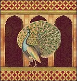 Наб. салф. для декупажа Павлин/Тадж Махал (211271/000107) (2шт) (упаковка)