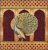 Наб. салф. для декупажа Павлин/Тадж Махал (211271/000107) (2шт) (упаковка)