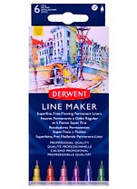 Набор капиллярных ручек Line Maker 6шт ассорти