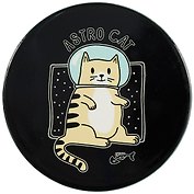 Подставка под кружку Кот-космонавт Astro cat (керамика) (11 см) (ПВХ бокс) (12-07671-N4)