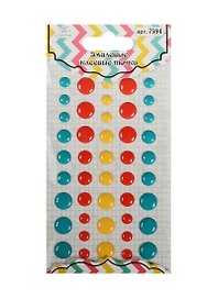 Эмалевые клеевые точки (7594) (45шт.) (Рукоделие) (3+) (упаковка)