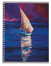 Тетрадь в линейку Listoff, "Парусник", А4, 60 листов