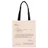 Сумка-шоппер Аннотация (бежевая) (текстиль) (40х32) - 0