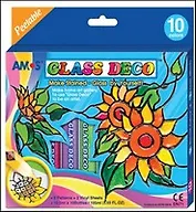 Набор Витражные краски самоклеящиеся (10цв) (22924) (GD10P10)