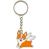 Брелок My lucky charm Корги-единорог (металл)