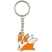 Брелок My lucky charm Корги-единорог (металл)