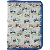 Папка для тетрадей А4 "Neon Cats" молния с трех сторон, пластик, Erich Krause