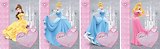 Тетрадь 12л круп.кл. "Принцессы" карт.обл., ассорти, Disney