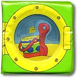 Иллюминатор Пляж (читаем в воде) (пакет) (Лабиринт)