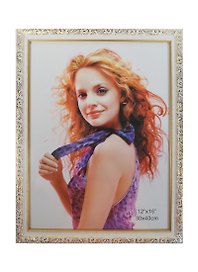 Фоторамка пластик 30*40 "Светлое золото", Xianju Maojia  