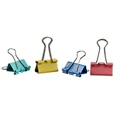 Зажимы для бумаг GoodMark мини, цветные, 12 штук