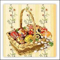 Салфетки Daisy бум. сервиров. Пасха (SDWL001501) (33х33) (20шт) (3сл)