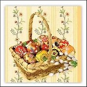 Салфетки Daisy бум. сервиров. Пасха (SDWL001501) (33х33) (20шт) (3сл)