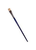 Кисть художественная Манеж, синтетика упругая, плоская, длинная ручка №10, Гамма