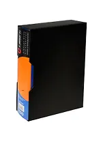 Папка 100ф А4 в коробе пластик 1,0мм, ассорти,Lamark