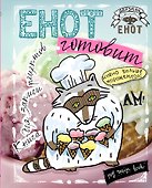 Енот готовит. Книга для записи рецептов (больше мороженого!) - 0