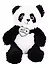 Мягкая игрушка Fluffy Family Панда (20 см) (681868) - 0