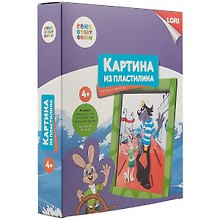 Набор для творчества LORI Картина из пластилина Союзмультфильм Ну, погоди!