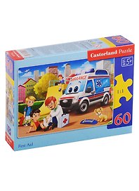 Пазл «Первая помощь» 60 элементов, Castorland