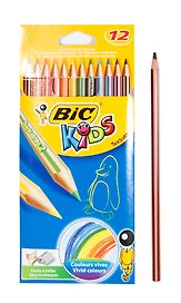 Карандаши цветные «TropiColors», Bic, 12 цветов