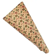 Бумага упаковочная 70*100см "A New Year's tale" крафт, НГ, инд.уп.