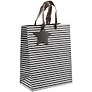Пакет А5 23*18*10 "Gray stripes" нейтр., бум.мат.ламинат